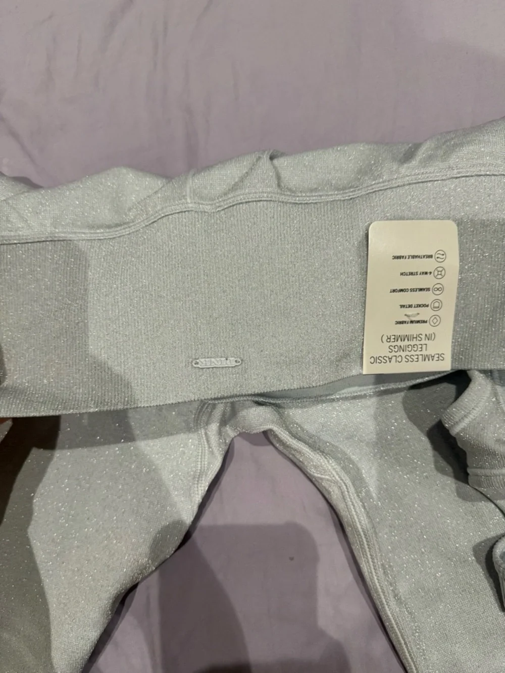 PINK Victoria's Secret Shimmery Light Gray spot wear set M - Picture 11 of 16